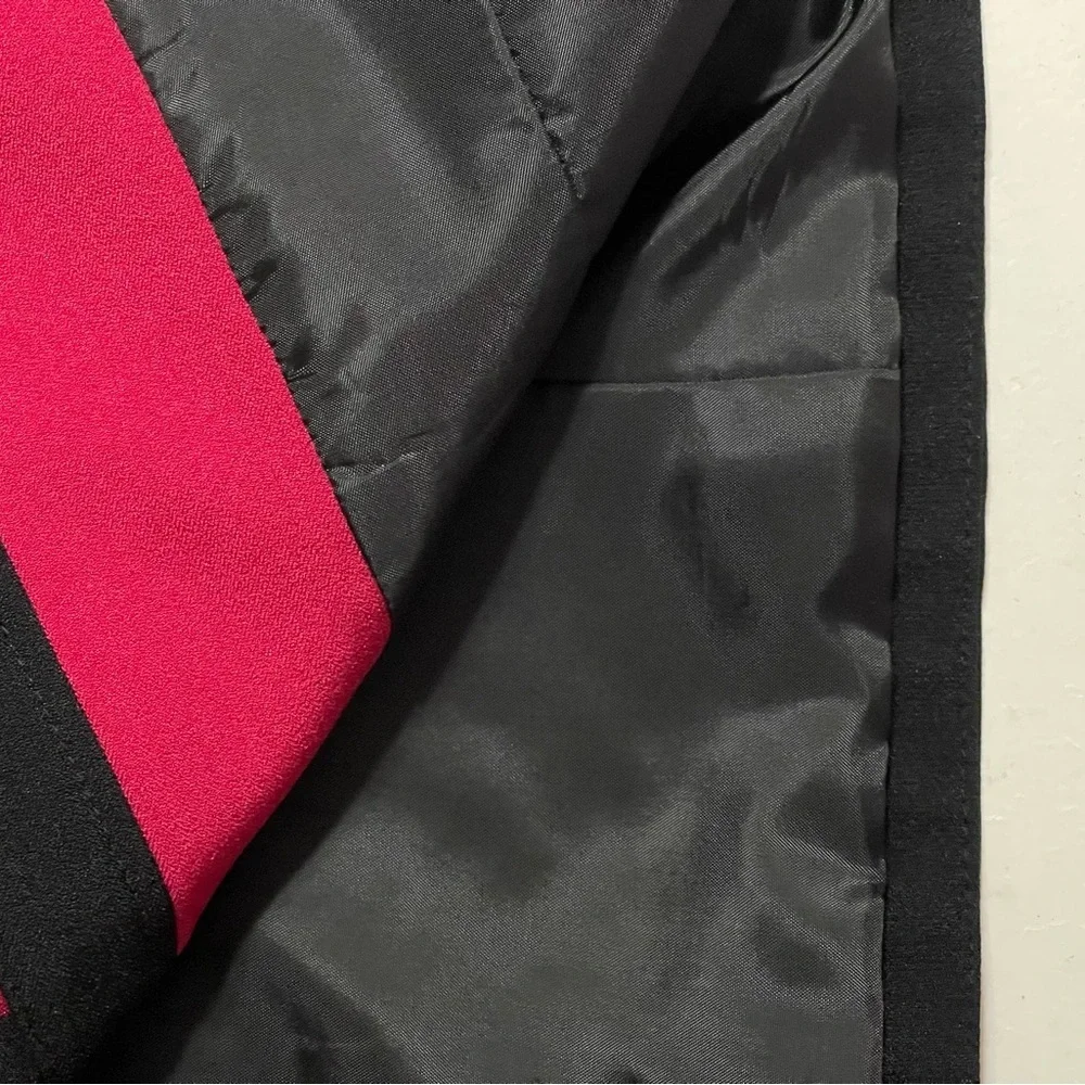 KASPER CLASSIC RED & BLACK BLAZER SZ 8P EUC